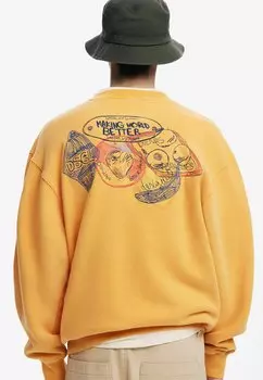 Толстовка EMBROIDERED Desigual, оранжевый