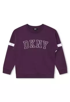 Толстовка EMBROIDERED DKNY, цвет myrtille