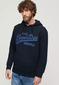 Толстовка EMBROIDERED LONG SLEEVED Superdry, синий