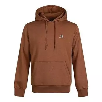 Толстовка embroidered star chevron pullover hoodie 'brown' Converse, коричневый