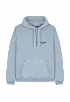 Толстовка EMBROIDERY UNISEX VINTAGE con cappuccio Mira Paris, светло-голубой
