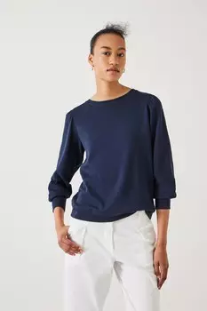 Толстовка Emily с пышными рукавами Hush, синий