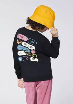 Толстовка emoji Sweater, черный