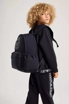Толстовка Emporio Armani детская, темно-синий