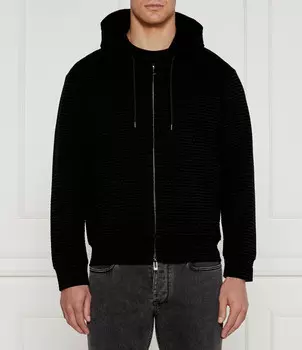 Толстовка Emporio Armani Regular Fit, черный