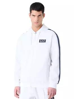 Толстовка EMPORIO ARMANI Tennis Club, синий/белый