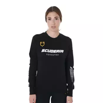 Толстовка Equestro Scuderia Collection, черный