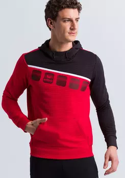 Толстовка erima 5 C Kapuzensweat, красный