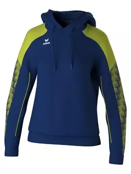 Толстовка erima, цвет new navy/lime