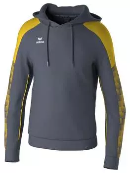 Толстовка erima, цвет slate grey/gelb