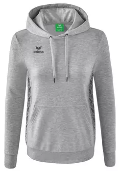 Толстовка erima Essential Team Kapuzensweat, цвет hellgrau melange/slate grey