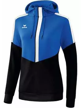 Толстовка erima Hoodie Squad, цвет Blau/Schwarz