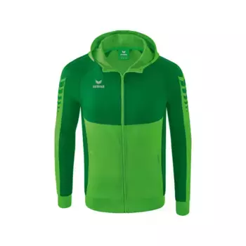 Толстовка Erima Six Wings Training full zip, зеленый