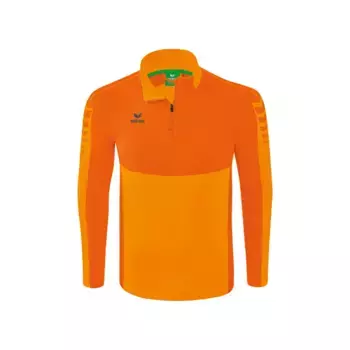 Толстовка Erima Six Wings Training half zip, оранжевый