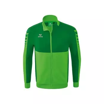 Толстовка Erima Six Wings Worker Full Zip, зеленый