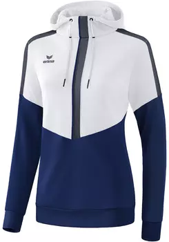 Толстовка erima Squad Kapuzensweat, цвет weiss/new navy/slate grey