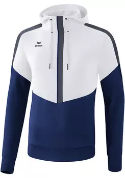 Толстовка erima Squad Kapuzensweat, цвет weiss/new navy/slate grey