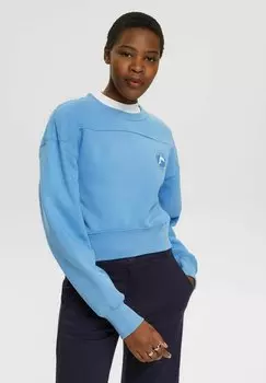 Толстовка Esprit Cropped, голубой