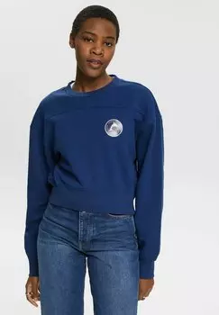 Толстовка Esprit Cropped, синий