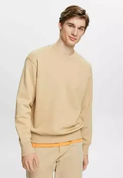 Толстовка Esprit Mit Kleinem Delfinprint, бежевый