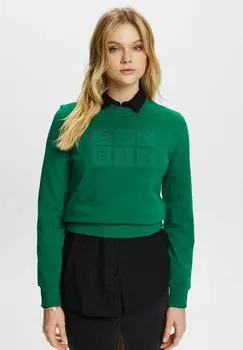 Толстовка Esprit, темно-зеленый