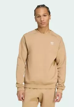 Толстовка ESS CREW Adidas Originals, коричневый