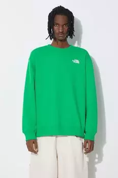Толстовка Essential Crew The North Face, зеленый