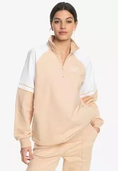 Толстовка ESSENTIAL ENERGY MIT HALBREISSVERSCHLUSS Roxy, цвет beige