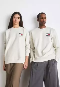 Толстовка Essential Flag Cneck Unisex Tommy Jeans, цвет beige/sand