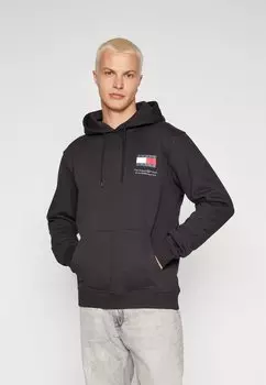 Толстовка ESSENTIAL FLAG HOOD Tommy Jeans, черный