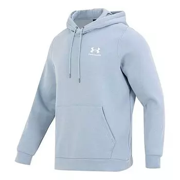 Толстовка essential fleece hoodie 'light blue' Under Armour, голубой
