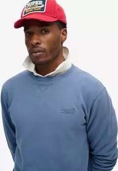 Толстовка ESSENTIAL LOGO CREW Superdry, синий
