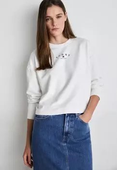 Толстовка ESSENTIAL LOGO CREW Tommy Jeans, цвет white