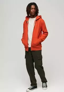 Толстовка ESSENTIAL LOGO HOOD Superdry, цвет denim co rust orange