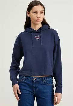 Толстовка ESSENTIAL LOGO HOOD Tommy Jeans, тёмно-синий