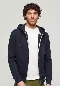 Толстовка ESSENTIAL LOGO HOODIE Superdry, цвет eclipse navy