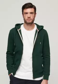 Толстовка ESSENTIAL LOGO HOODIE Superdry, цвет forest green