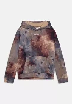 Толстовка ESSENTIAL LOGO POPOVER HOODIE Abercrombie & Fitch, цвет DYE EFFECT