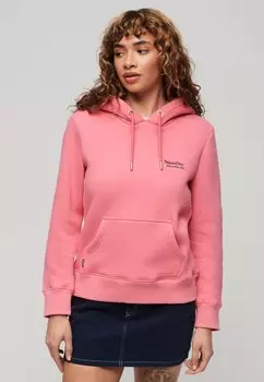 Толстовка ESSENTIAL LOGO Superdry, цвет camping pink