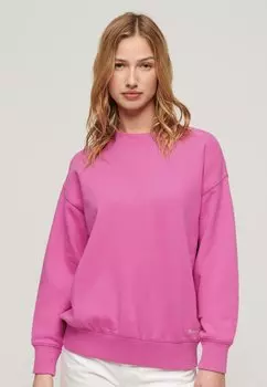 Толстовка ESSENTIAL LOGO Superdry, цвет flash pink