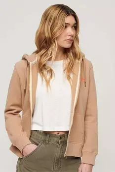 Толстовка Essential с логотипом Superdry, бежевый