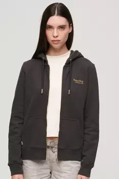 Толстовка Essential с логотипом Superdry, черный