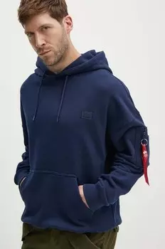 Толстовка Essentials RL Alpha Industries, темно-синий