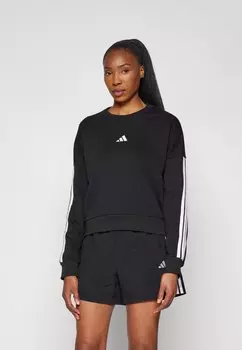 Толстовка ESSENTIALS STRIPES adidas Sportswear, черный