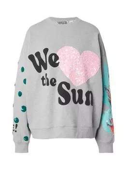 Толстовка Essentiel Antwerp Ihexperience, пятнистый серый