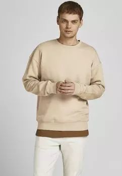 Толстовка ESTAR BASIC CREW NECK Jack & Jones, бежевый