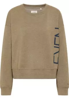 Толстовка Eterna Strick Pullover FITTED, оливковый