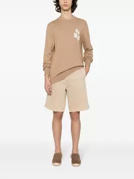 Толстовка Evans с логотипом MARANT, коричневый