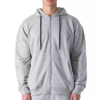 Толстовка Everlast Back square logo full zip, серый