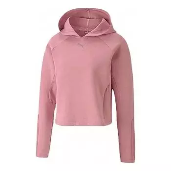 Толстовка evostripe short hoodie 'pink' Puma, розовый